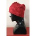 Lace Hijab Band-Red Lace Hijab Band-Red